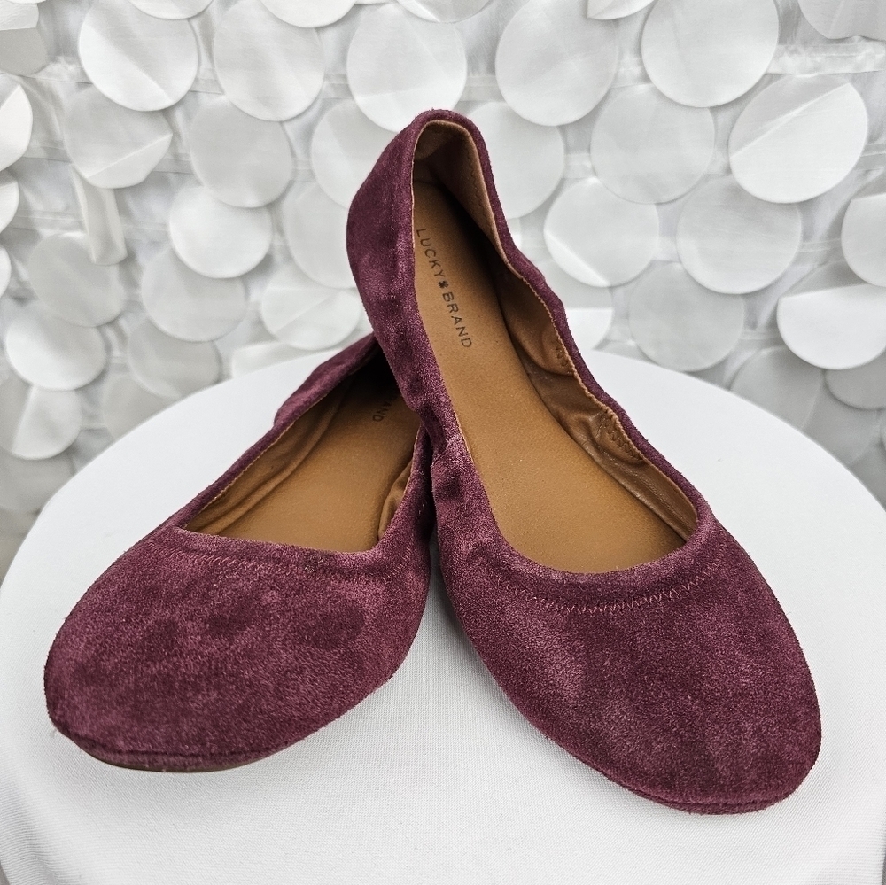 Lucky Brand Burgundy Flats